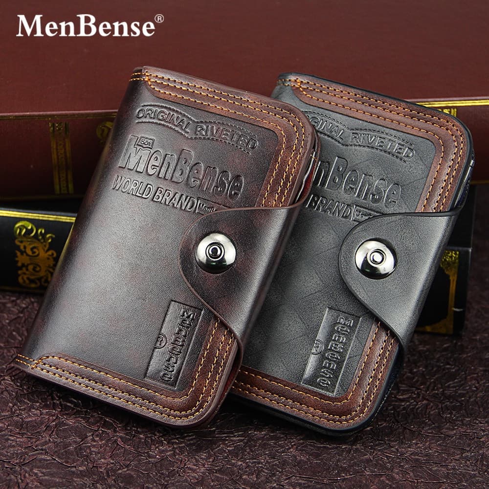 Carteira Masculina com Grande Capacidade e Fecho Magnético/30% de Desconto TOWO