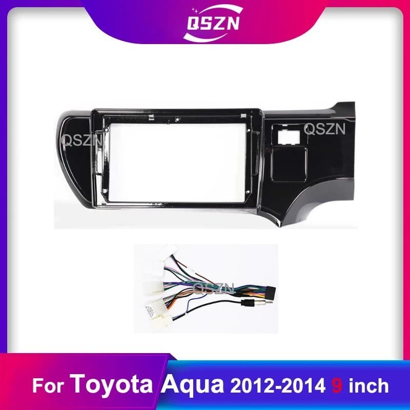 Quadro de navegação ToyotaAqua de alta qualidade Android Painel de navegação de tela grande 2012-2014 Modificação do qua