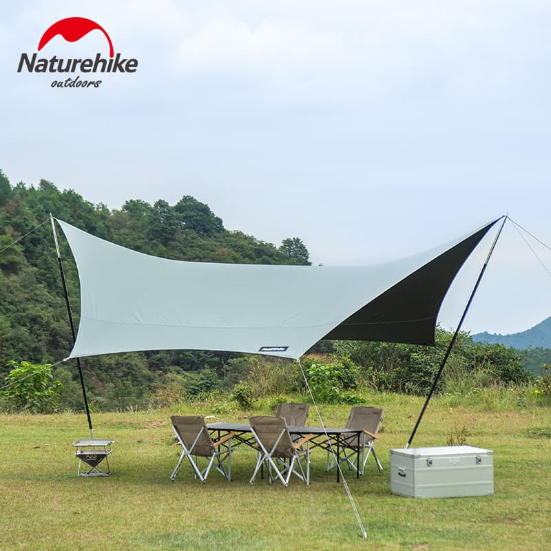 Naturehike Naturehike vinil Hexagonal céu cortina protetor solar à prova dwaterproof água ao ar livre grande acampamento