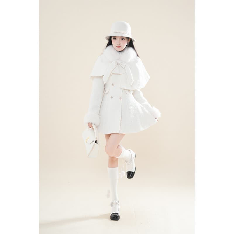 Xiaoxiang estilo filha terno de inverno inverno um conjunto usar capa de alta qualidade casaco acolchoado terno de duas