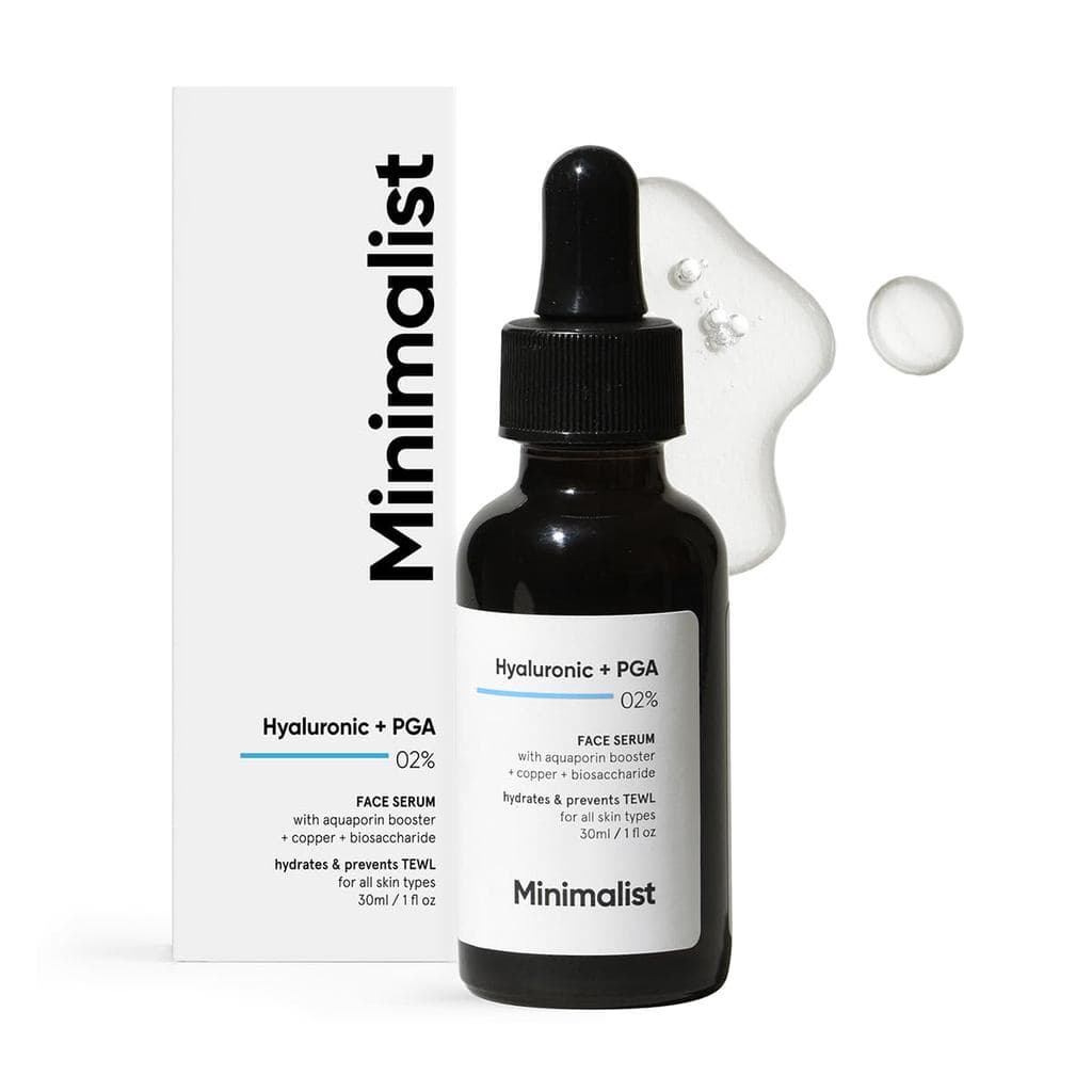 Sérum Minimalista de Ácido Hialurônico para Hidratação Profunda, Brilho e Redução de Linhas Finas |   Para uma pele mais