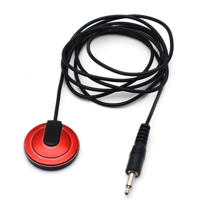 [Fineblue] Microfone De Contato Com Saída Mono Jack De 3.5 Mm Compacto , Prático , Versátil