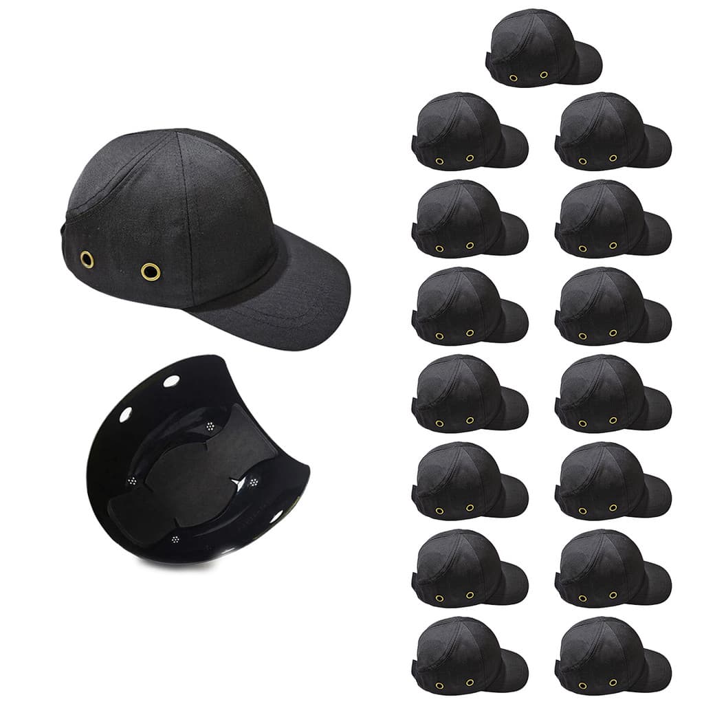 Bone com Capacete EPI Kit 15 Uni Obra Seguranca do Trabalho Casquete Reparo Conserto Servico Protecao