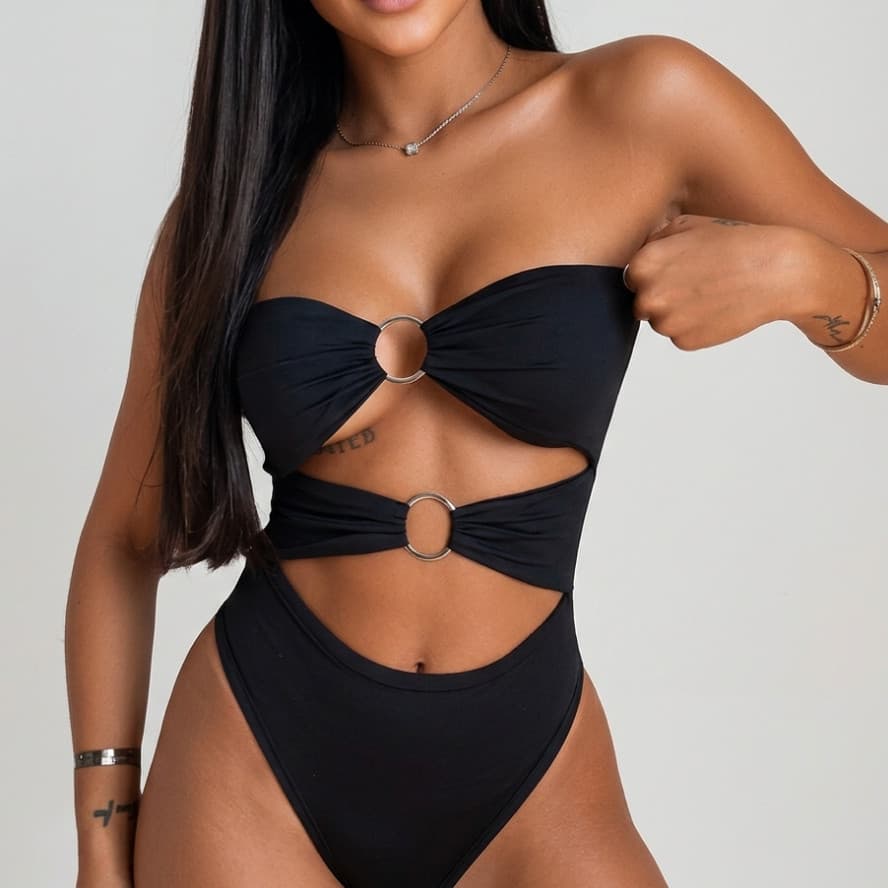 body feminino maiô feminino com bojo maio ARGOLA bory bodysuit roupa de praia feminina bori boris Lu