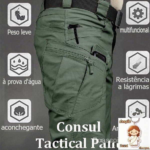 Novas Calças Táticas Masculinas Ix7 com Múltiplos Bolsos para Treinamento