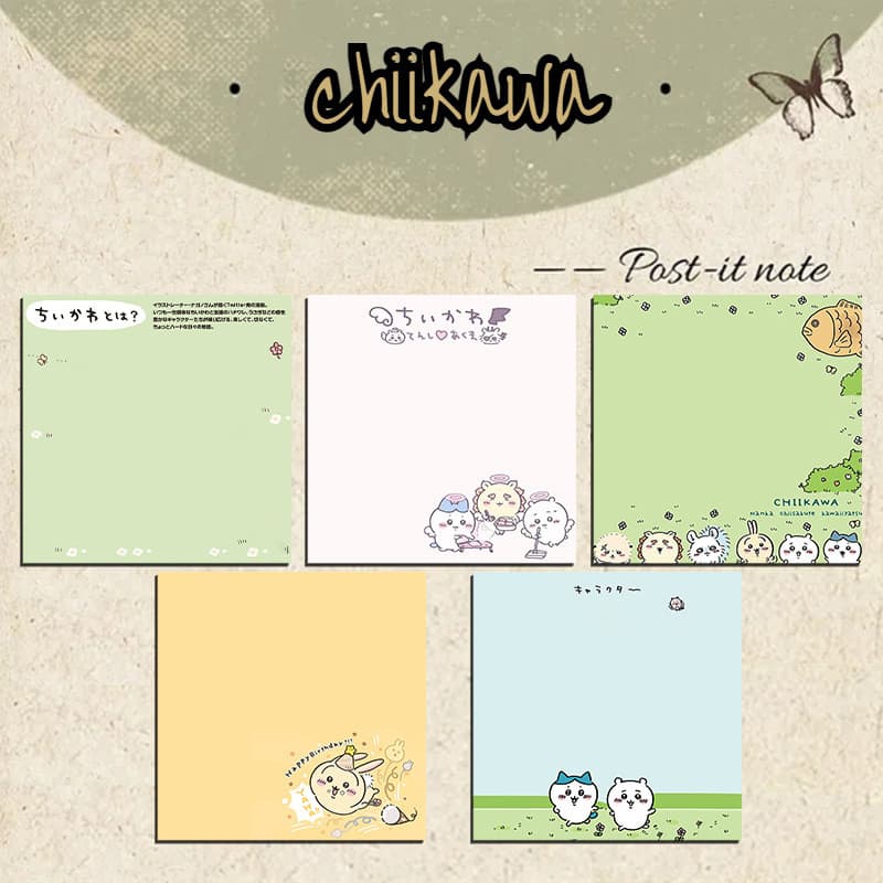 Pequeno bonito mesmo estilo Post-it notas estudante bloco de notas pode colar periférico bidimensional Kawaii