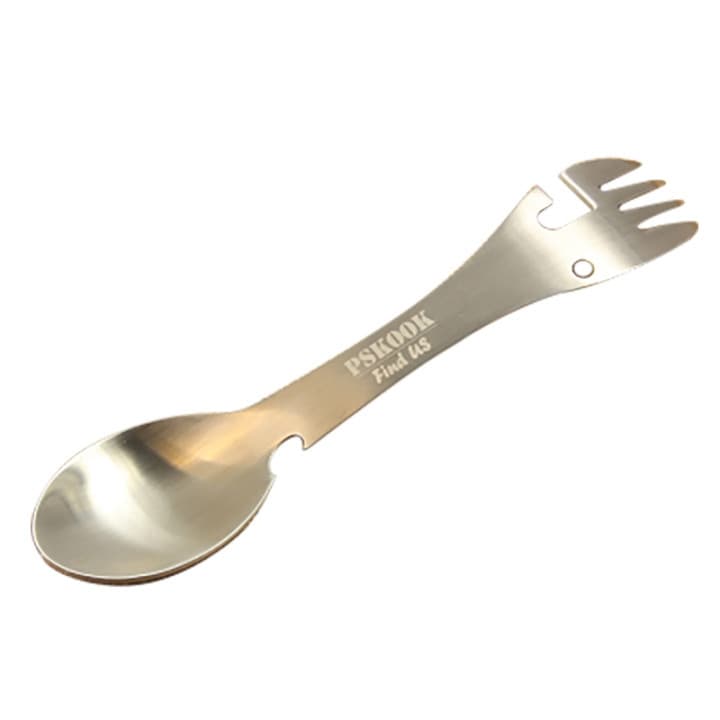 Ao ar livre multifuncional garfo colher utensílios de mesa ao ar livre piquenique acampamento abridor de lata abridor de