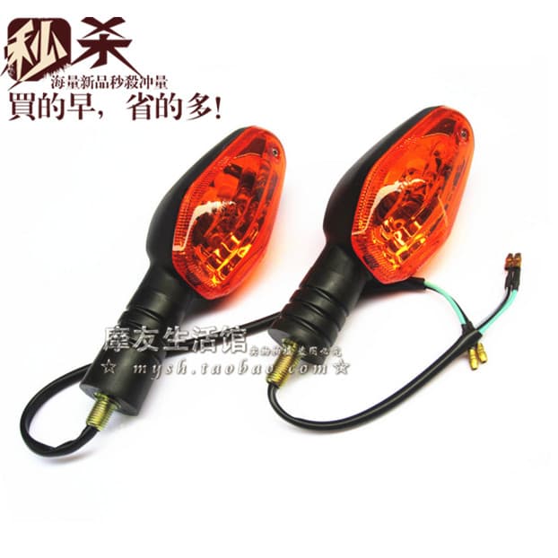 Adequado para Suzuki motocicleta Yueshuai frente esquerda sinal de volta GD110 luz lateral diamante leopardo HJ125K-3A l