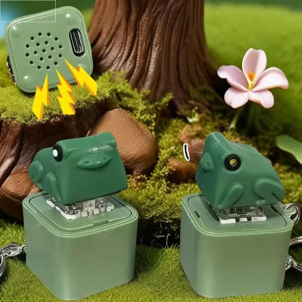Chaveiro De Pato Sapo Assado  , Com Luz LED Brinquedo De Agitação De Plástico , Bugiganga
