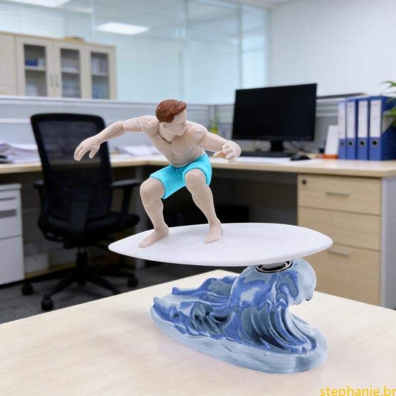 Os Melhores Homens Surf Impressos 3D Do Detalhe Composição Ambientalmente Segura