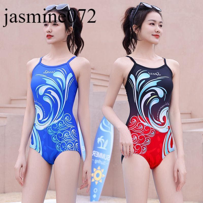 Maiô feminino estilo de uma peça versão coreana esportes pequeno Boxer maiô tecido de secagem rápida nicho Design 2026 p