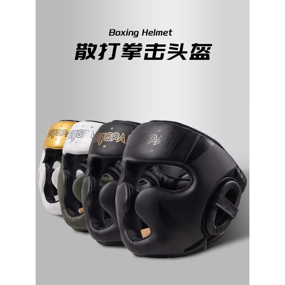 Caixa capacete de boxe adulto crianças profissional engrossado Sanda proteção chapelaria luta Muay Thai combate real eng