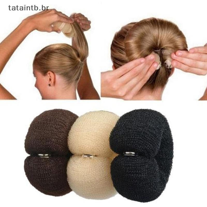 [TaTa] Esponja De Espuma Mágica Para Modelar Cabelo Donuts Bun Maker Antiga Ferramenta De Torção Francesa BR