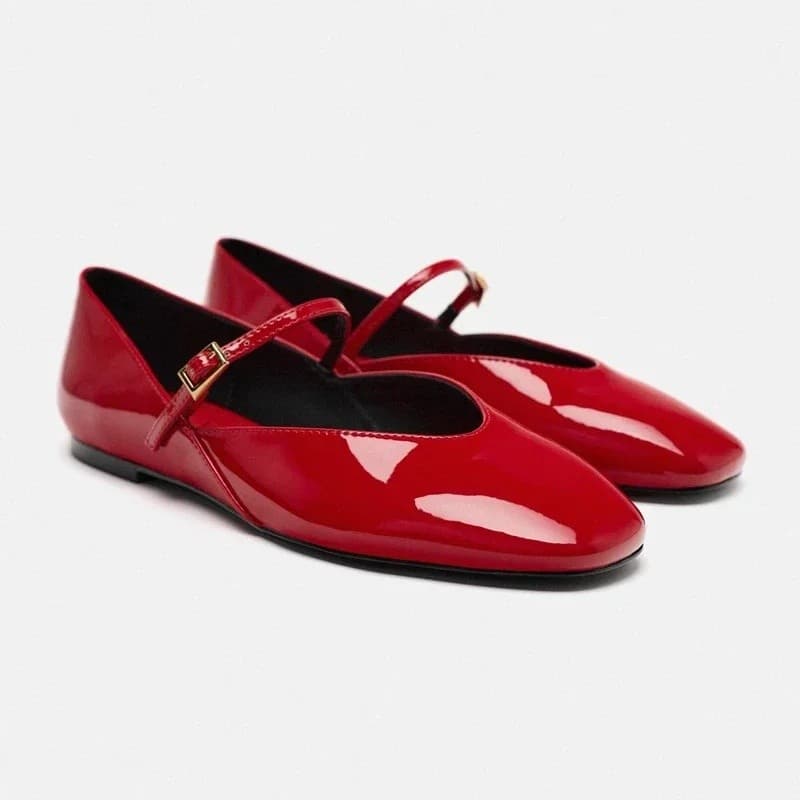 Sapatilhas Femininas de Ballet, Sapatos Mary Jane Baotou para Exterior, Mocassins Respiráveis, Tênis Rasos, Sapatos Soci