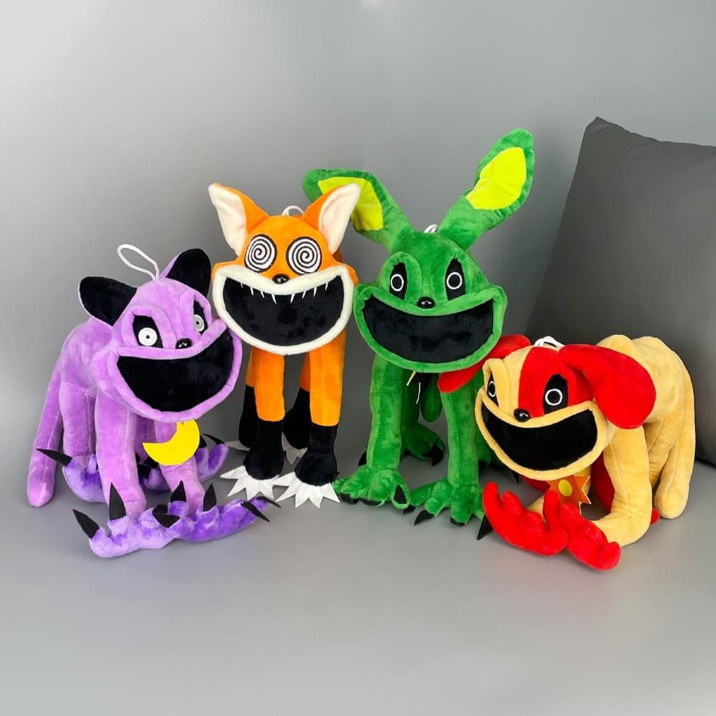 44CM Smiling Critters Pelúcia,Poppy Playtime Brinquedos De Pelúcia,CatNap Brinquedos de Pelúcia
