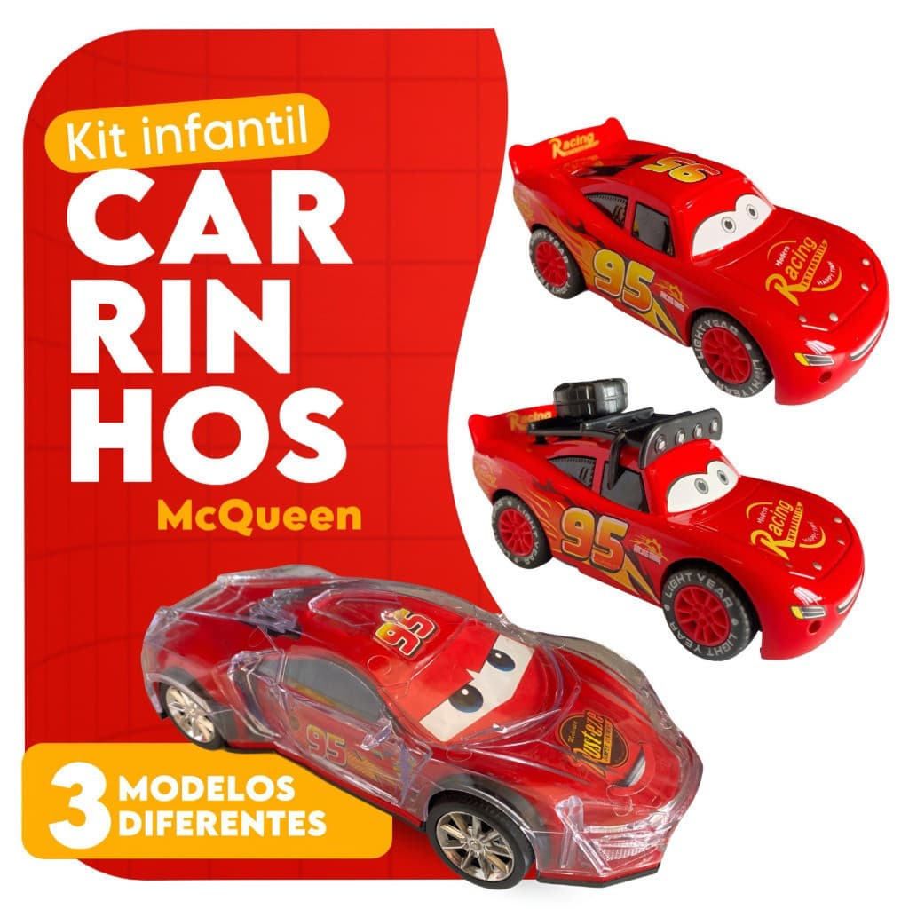 Relâmpago MacQueen Carros Esportivo Rally Cross Country Carrinho McQueen Brinquedo Luz LED Som Cars