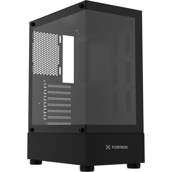 Gabinete Gamer Fortrek Crystal Mid Tower, ATX e Micro ATX, Lateral de Vidro, Preto ou Branco