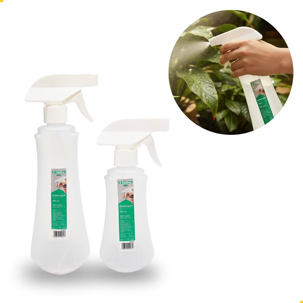 Conjunto Borrifador 480 e  280ml com Jato Regulável  Pulverizador de água Spray  Limpeza  Jardinagem