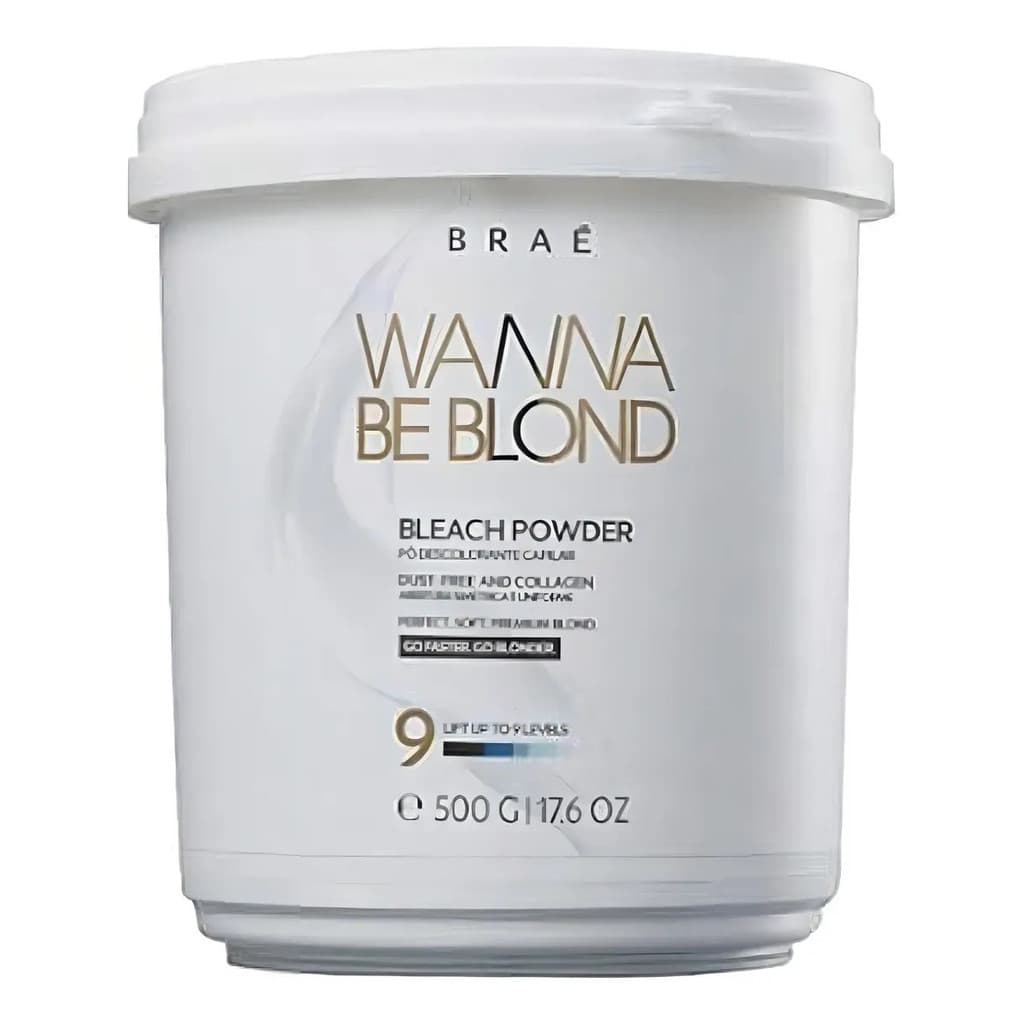 Braé wanna be blond pó descolorante sem tom 500g