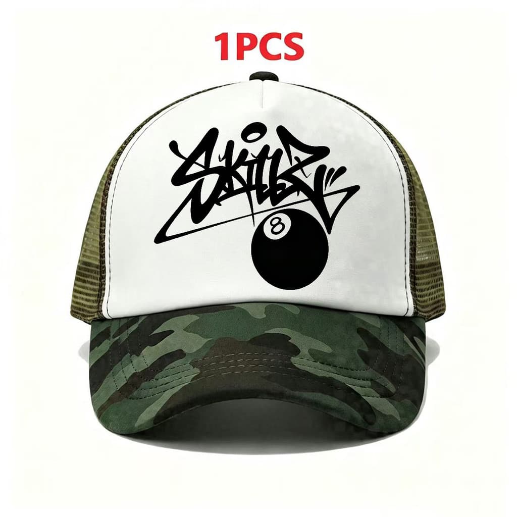 Chapéu De Caminhoneiro Na Moda snapback Boné Para Homens Mulher Etiqueta Malha Respirável De Beisebol Tendência