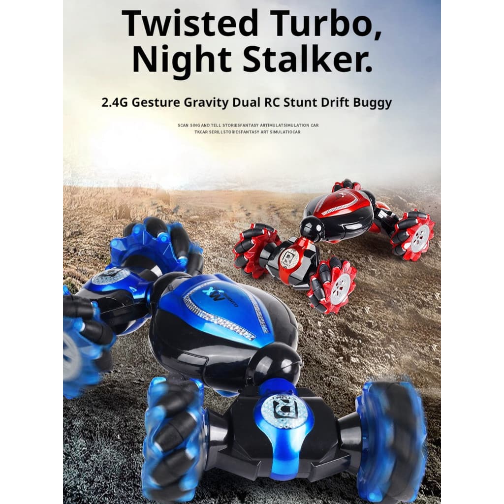 【Controle por Gestos】Remoto Controle 4WD Carro Brinquedo Menino/Carro de Controle Remoto