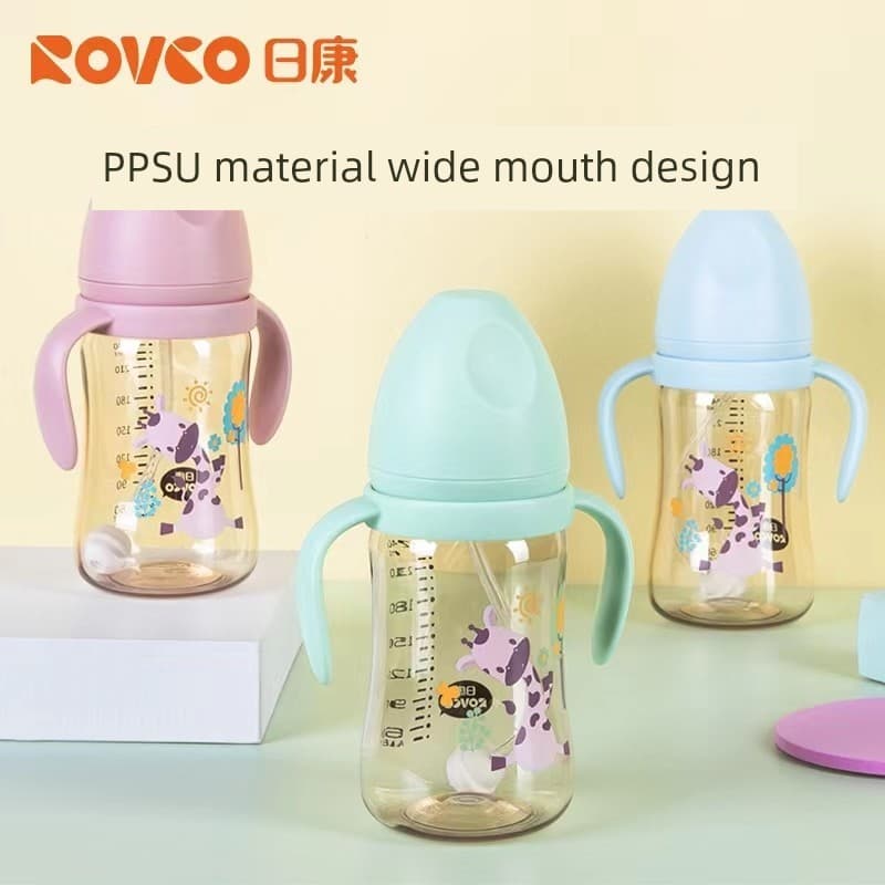 feeding bottle for toddler bebeta feeding baby bottles baby feeding bottle Garrafa de bebê de grande calibre Rika