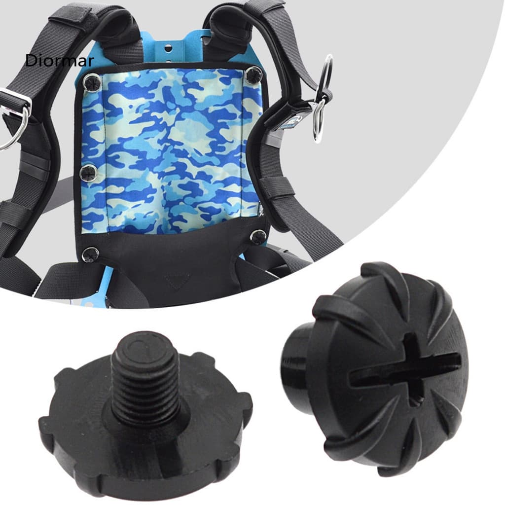 Mini Screws Wear-resistant Backplate Book Soft Harness Mounting Bolts Dive Hardware Accessories for Scuba Diving Equipme