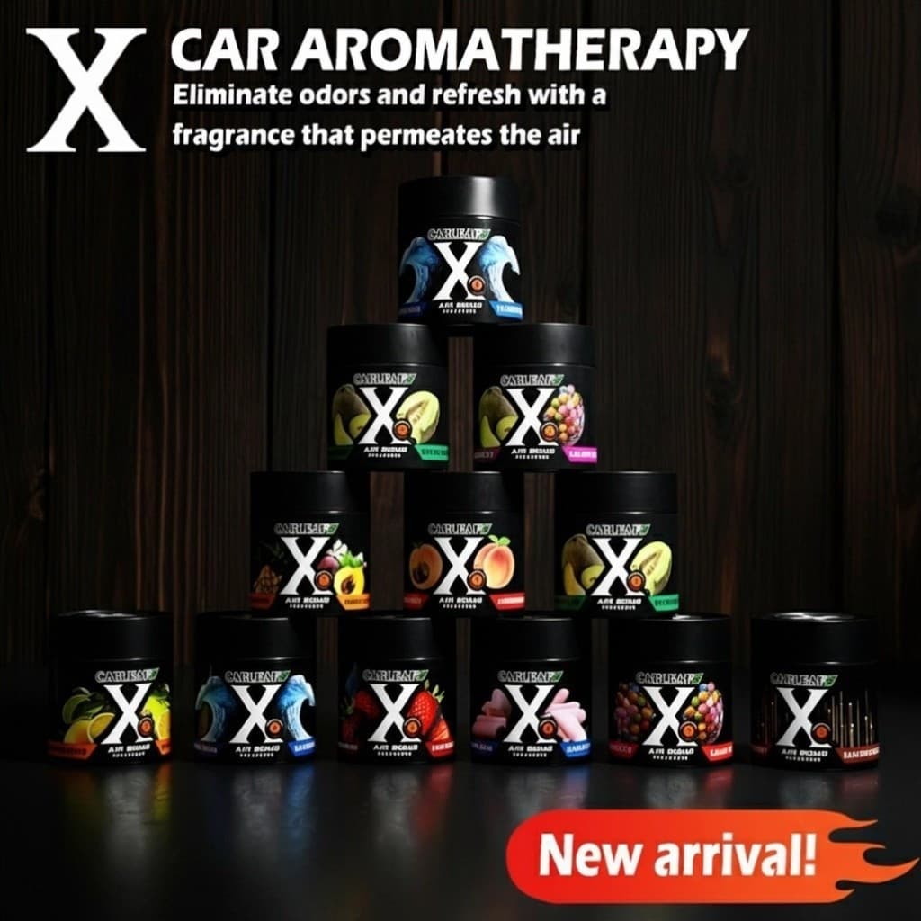 Aromatizador de Ar Sólido Exclusivo para Carro - Creme de Fragrância para Aromaterapia para Quarto, Sem Álcool