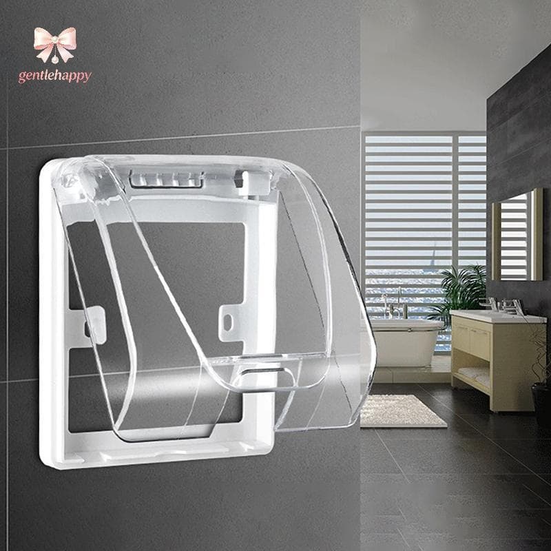 Gentlehappy 1PC 86 Tipo Ao Ar Livre Soet Caixa À Prova Dwaterproof Água Plugue Elétrico Capa De Chuva Para Carregamento