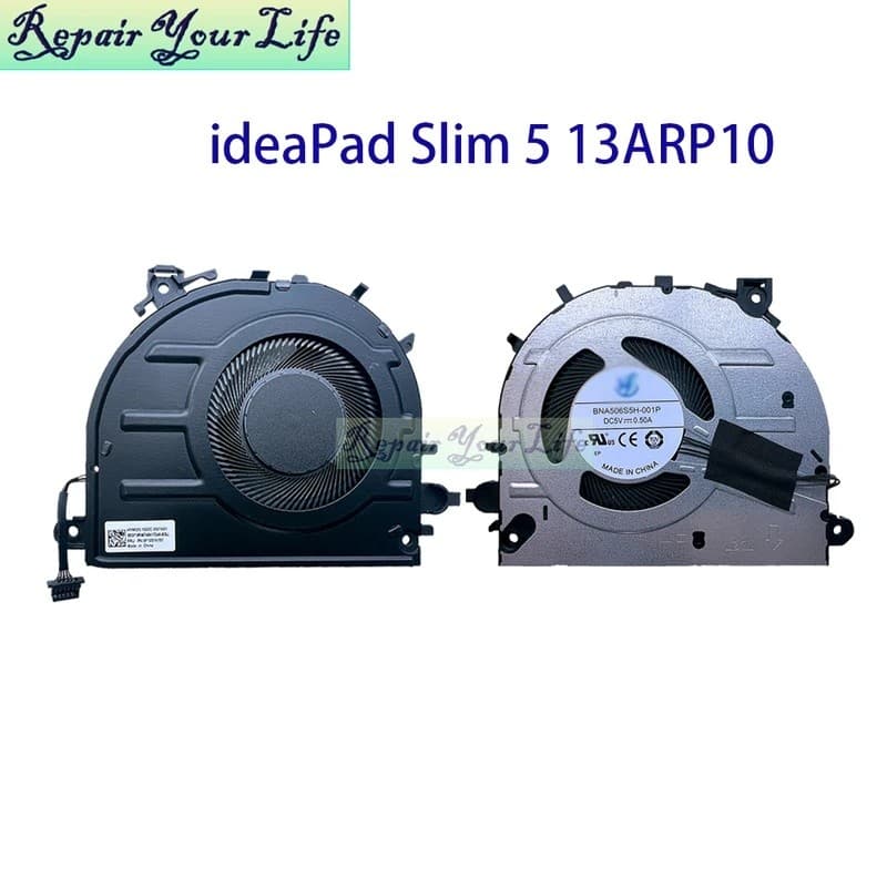 Ventilador De CPU Para Laptop , Radiador Lenovo IdeaPad Slim 5 13ARP10 83J2 5F10S14191 BNA506S5H-001P , Ventiladores De