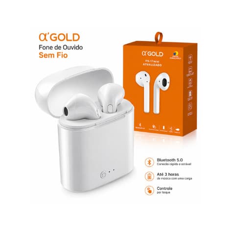 Fone de Ouvido Bluetooth FN-17MINI Sem Fio Compacto