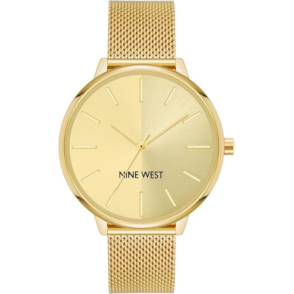Relógio de Pulso Feminino Nine West com Pulseira de Malha 0IH9