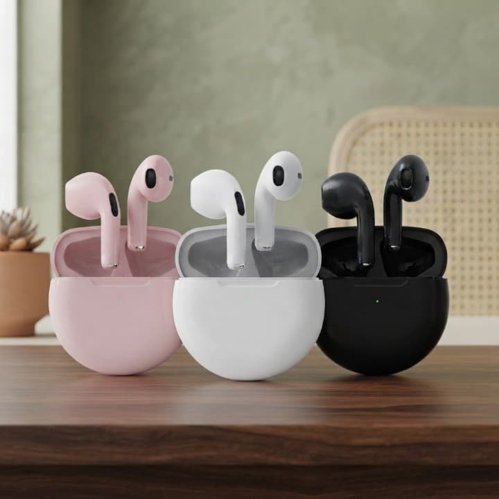 Fone Bluetooth Sem Fio Air Pro 6 com Estojo de Carregamento Dibea