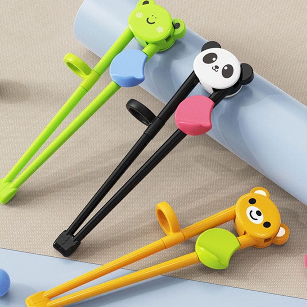 Pauzinhos De Animais Dos Desenhos Animados Crianças Aprendizagem Antiderrapante Praticando G2
