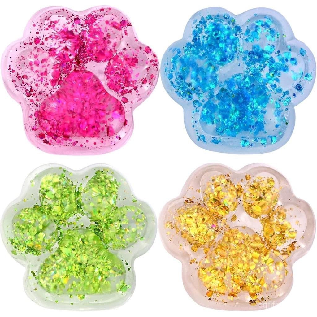 Brindes para Cesta de Páscoa para Crianças, Brinquedo Squishy Taba (Pacote com 4), Brinquedos Fidget Squishies para Aper