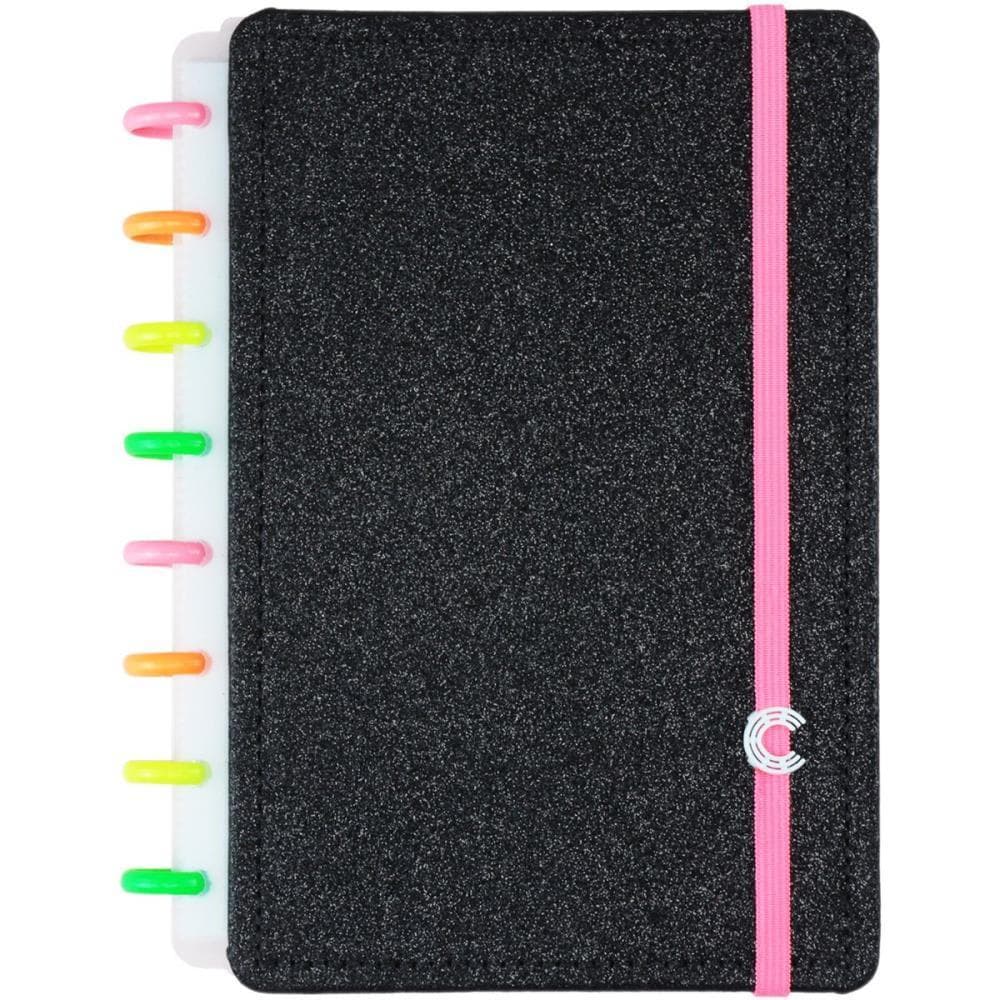 Caderno Inteligente A5 LETS Glitter Neon BLACK