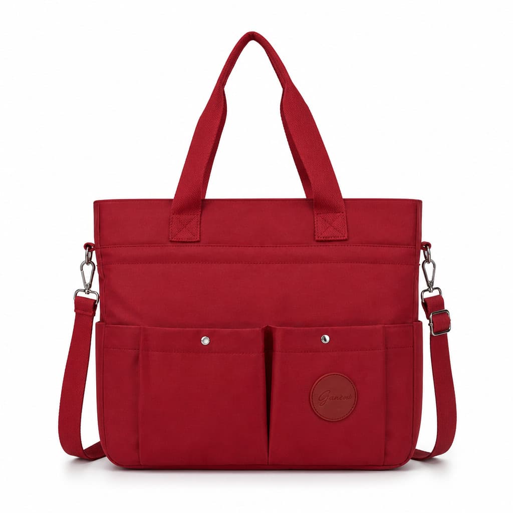 Bolsa Feminina Grande Impermeável Nylon Sacola Tote Resistente Dia a Dia