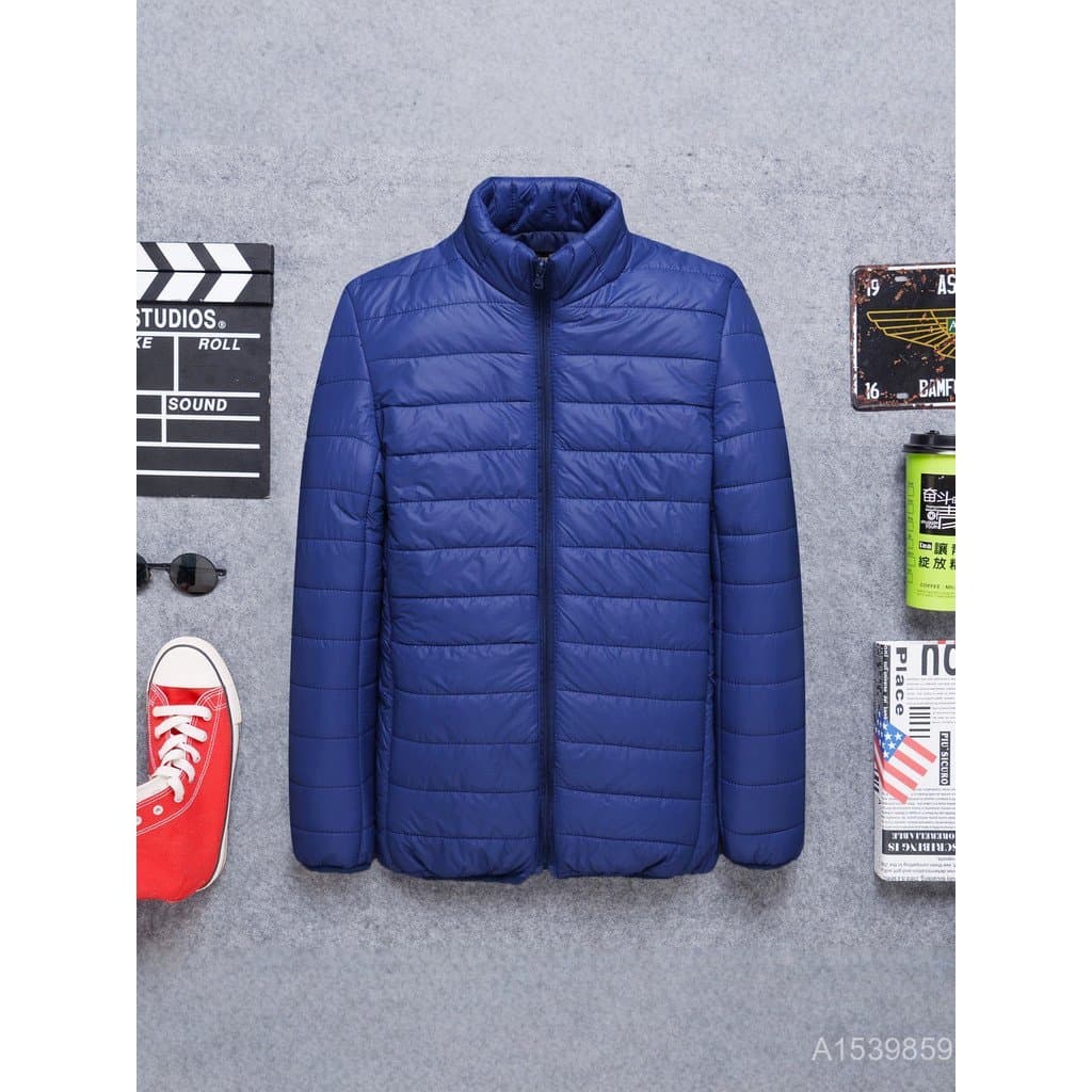 Comércio exterior Cross-Border inverno novo estilo masculino gola alta jaqueta acolchoada de algodão versão coreana pequ