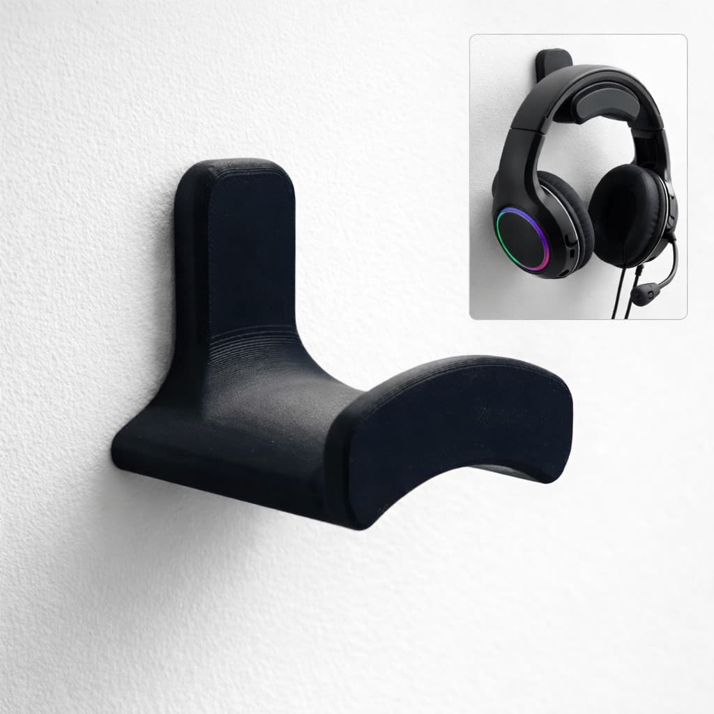Suporte de Parede para Fone de Ouvido e Headset - Resistente, Moderno e Otimizado