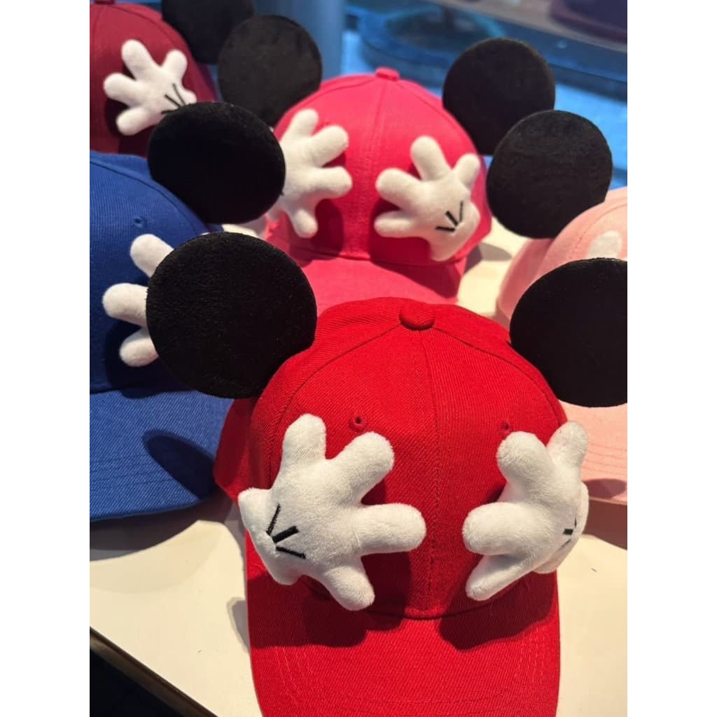Pai-filho novo estilo dos desenhos animados Mickey bonito orelha Design Spoof caseiro boné influenciador chapéu boné de