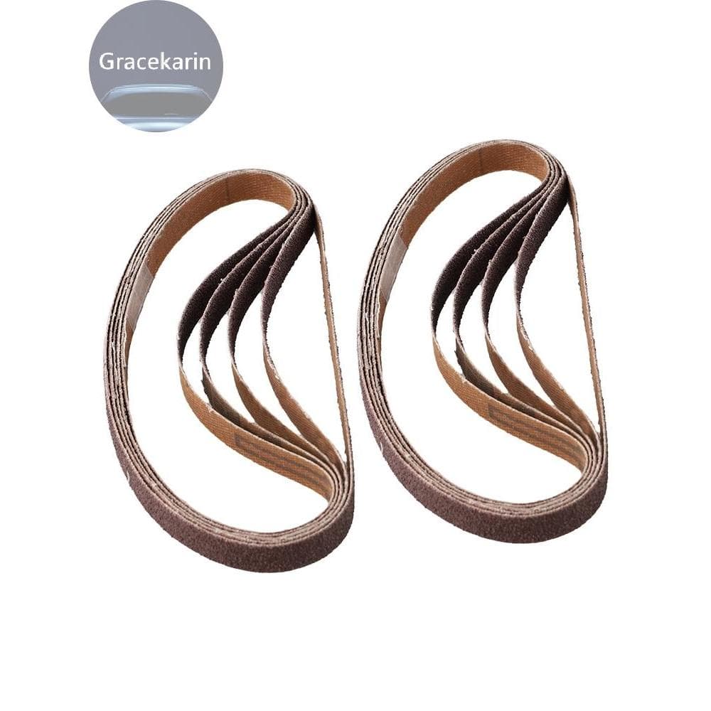 Correias De Lixa De Grau Profissional Para Lixadeira Moagem 10pcs Grão 80 Tamanho 330 * 10mm