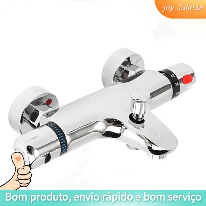 Torneira Misturadora Termostática Para Banheiro , Quente E Fria , Válvula Banheira , Conjunto De Torneiras Termostáticas