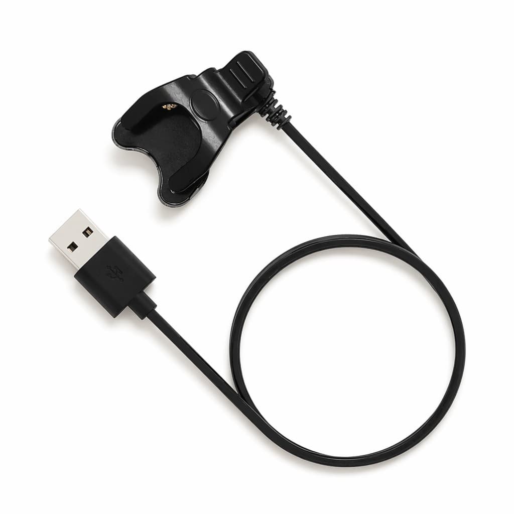 Cabo Carregador Relógio Inteligente USB Clip, Design Compacto Portátil, 25cm, Compatível com w34s f9 mtr26 F8