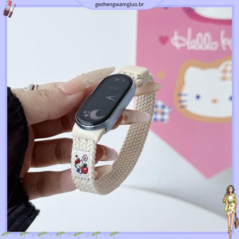 Loja venda quente adequado para Huawei fit4 KT gato pulseira magnética trançada de alto valor Xiaomi 9pro8Pro Redmi 65