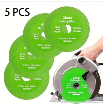 1/5PCS Glass Cutting Discs 4 Inch 100mm Ultra Thin Diamond Saw Blade Marble Ceramic Polishing