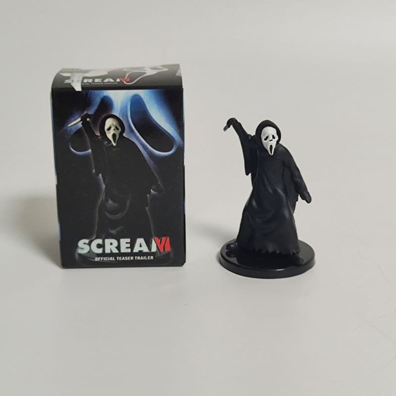 Ghostface Horror Figura A Freira Billy Rapaz Boneca 6cm Decoração De Mesa Brinquedo Modelo Helloween Presente De Natal