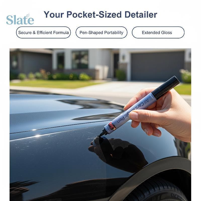 Slate Magia De Secagem Rápida Carro Removedor De Riscos Caneta Portátil Retoque Ferramenta Reparo Pintura Para Proprietá