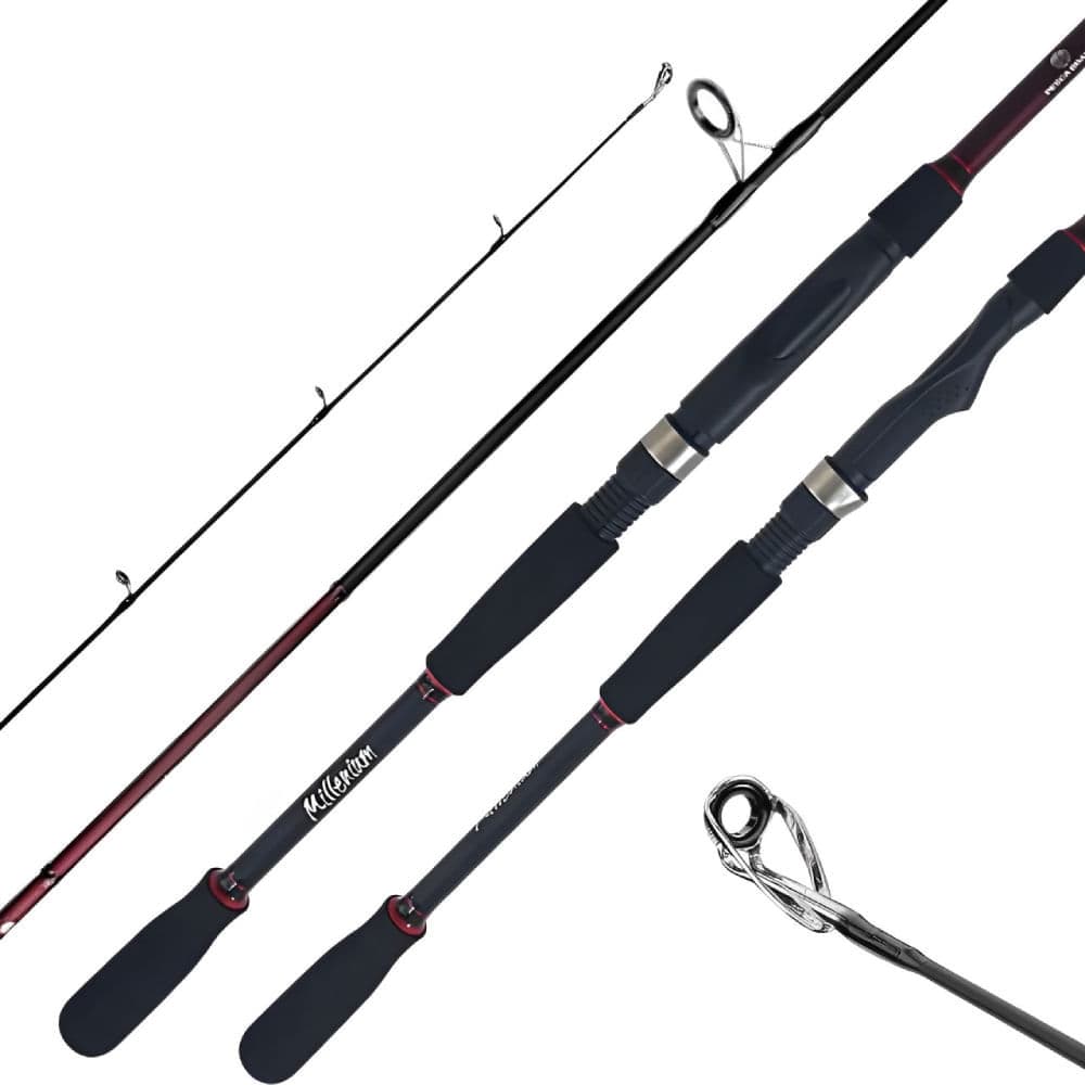Vara de Pesca para Molinete 1,92m Carbono 10-20lbs Pesca Brasil