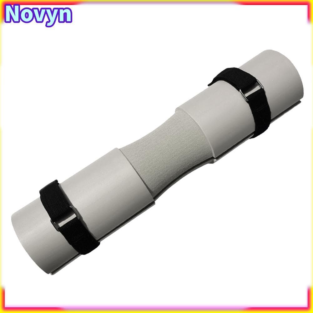 Novyn-br almofada de barra cor pura espessada esponja de borracha de alta densidade fitness com alça para agachamentos
