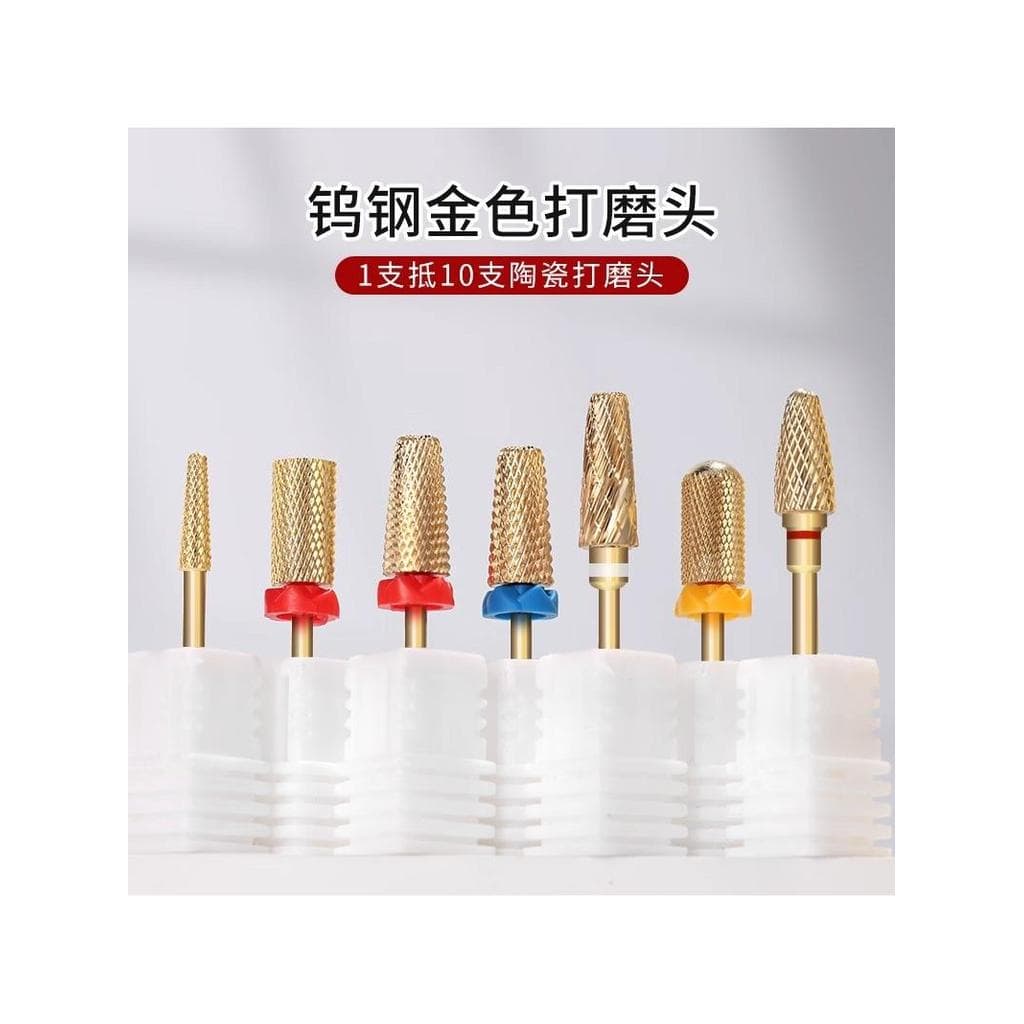 Cabeça de polimento de aço de tungstênio para Manicure, remoção de unhas, cabeça de polimento, cola esfoliante, fototera
